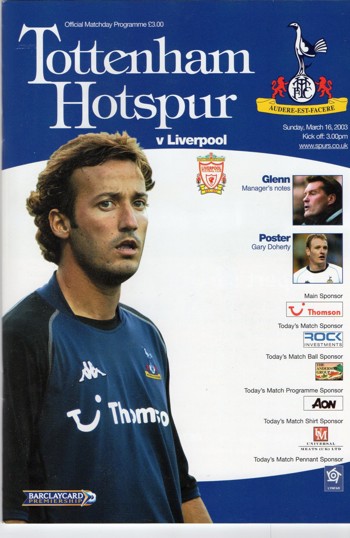 Match programme